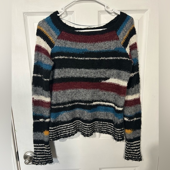 Free People Montmartre knit multicolor wool blend sweater. Size XS. - Picture 1 of 7